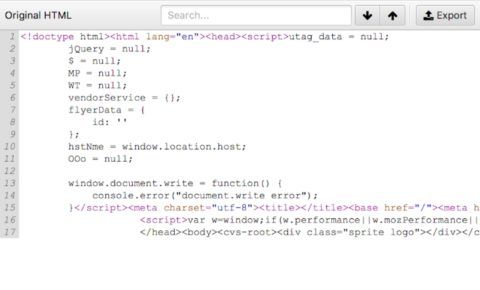 Angular Initial HTML